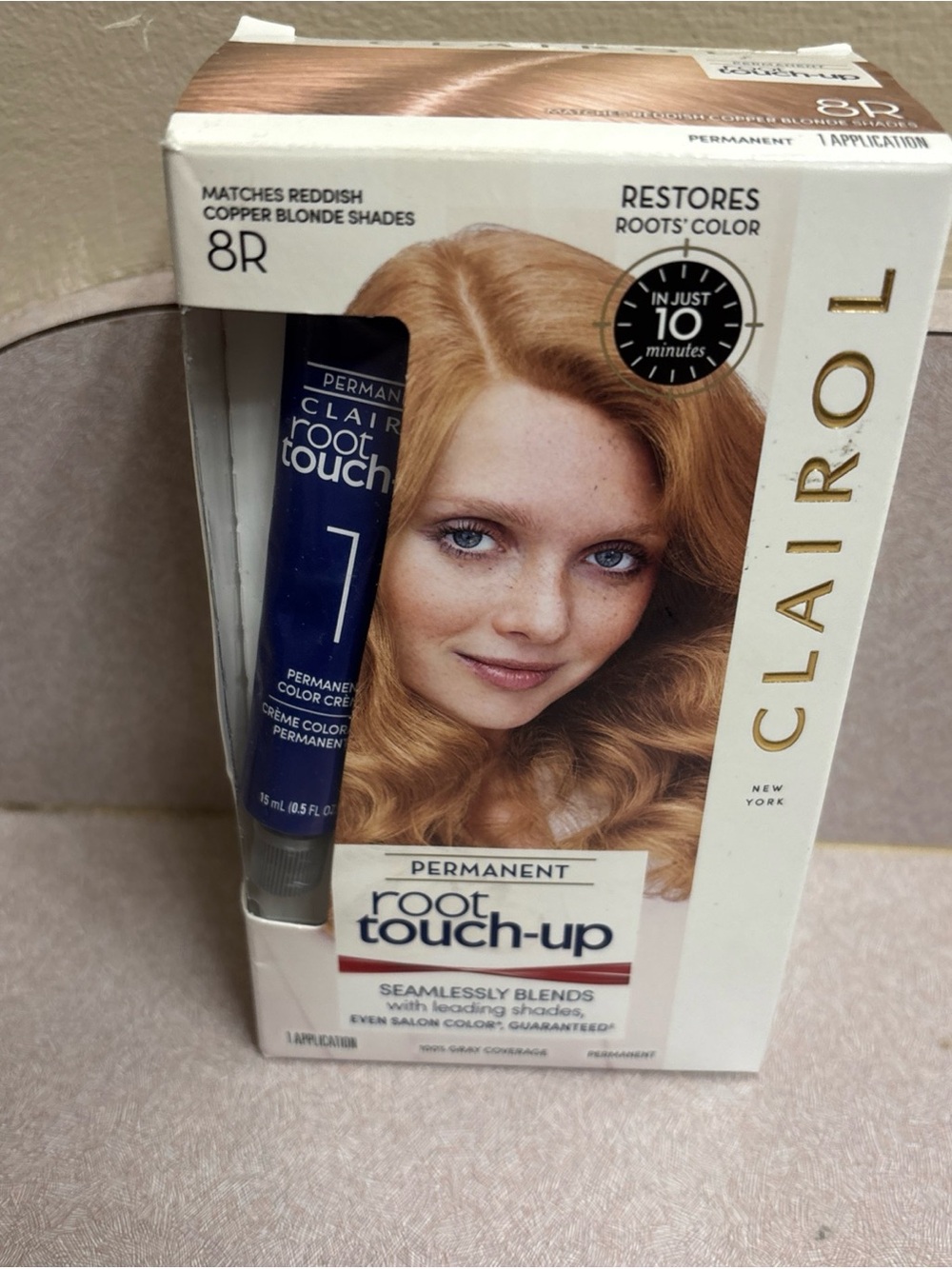 Clairol Root Touch-Up 8R Reddish Copper Blonde Hair Dye